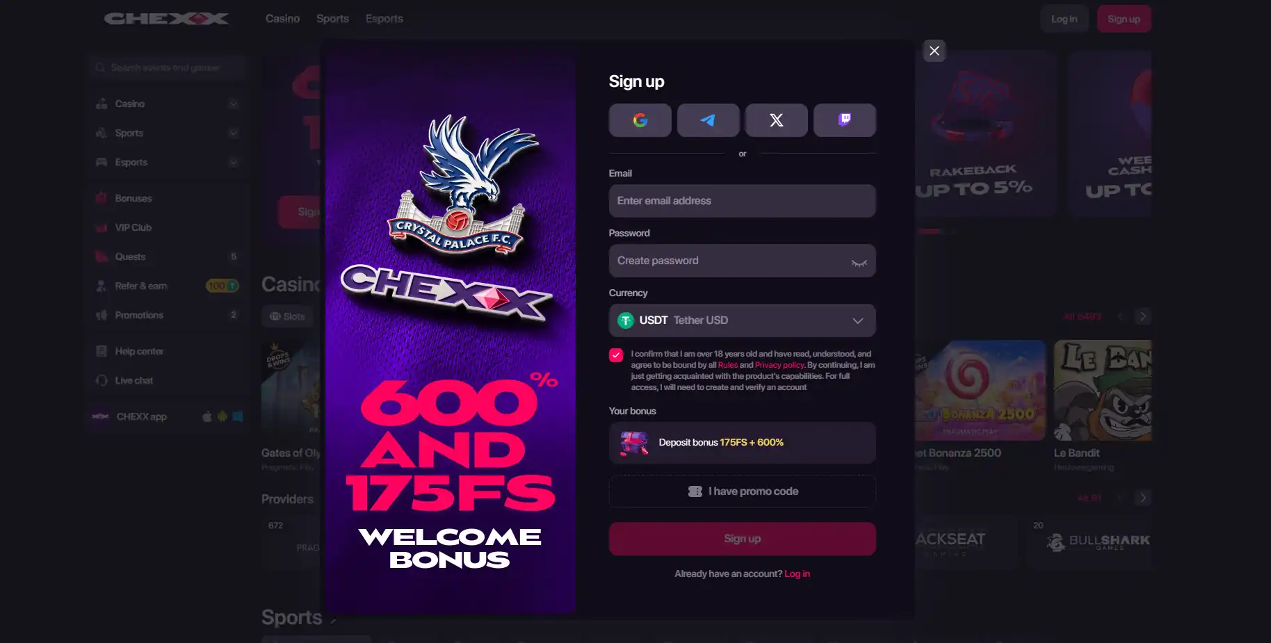 Cuatro rutas de registro digital conectadas a una cuenta de casino